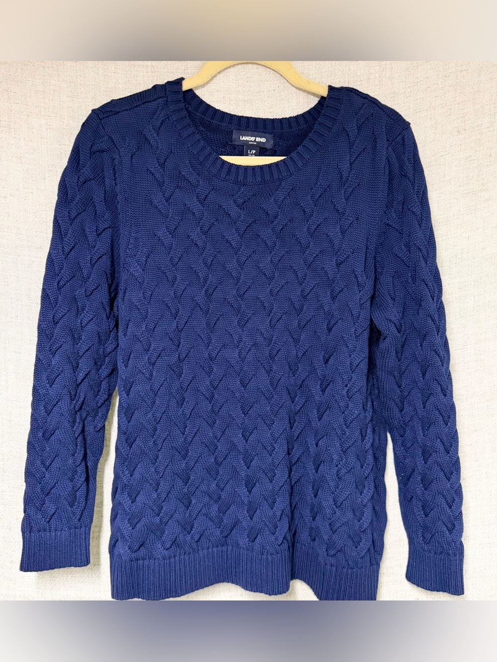 Lands end cotton sweater
